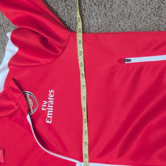 Arsenal FC Zip Up Lightweight Jacket Mens Size Medium Puma Classic Red Arsenal - Picture 14 of 17